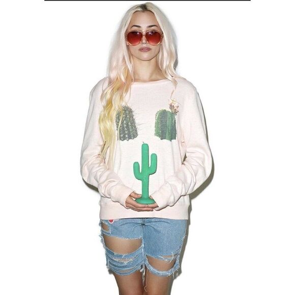 NEW WILDFOX DON’T TOUCH HANDS OFF MY SUCCULENTS BBJ JUMPER - Picture 4 of 5